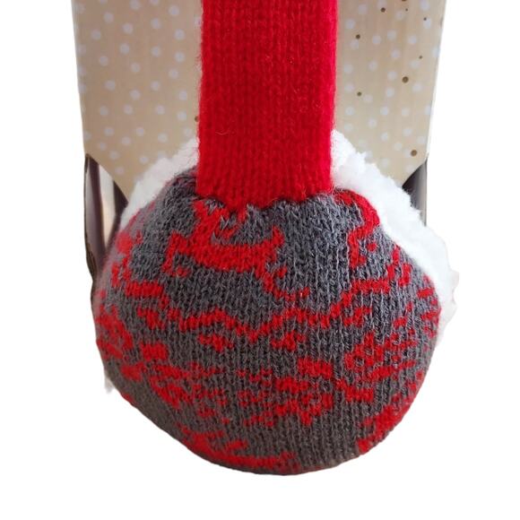 Totes Toasties Ceramic Travel Lidded Mug Earmuffs Reindeer Holiday Gift Box Set - Picture 4 of 6